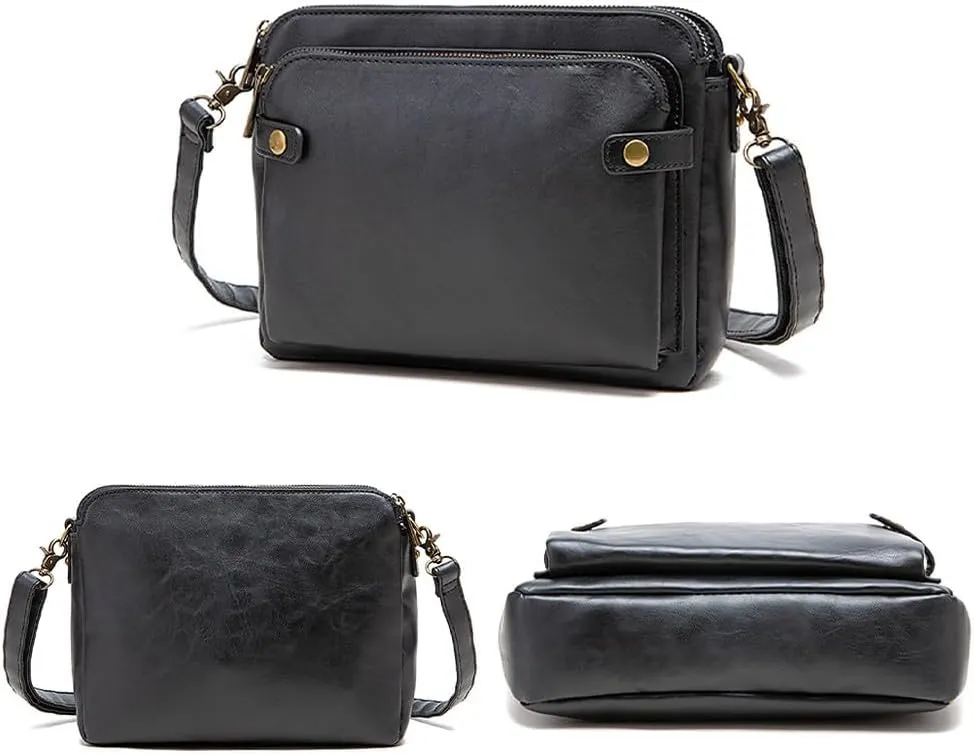 Retro Women Tote Bags Leather Tote Bag Small Shoulder Bag with Removable Straps Satchel Purse Clutch Handbag