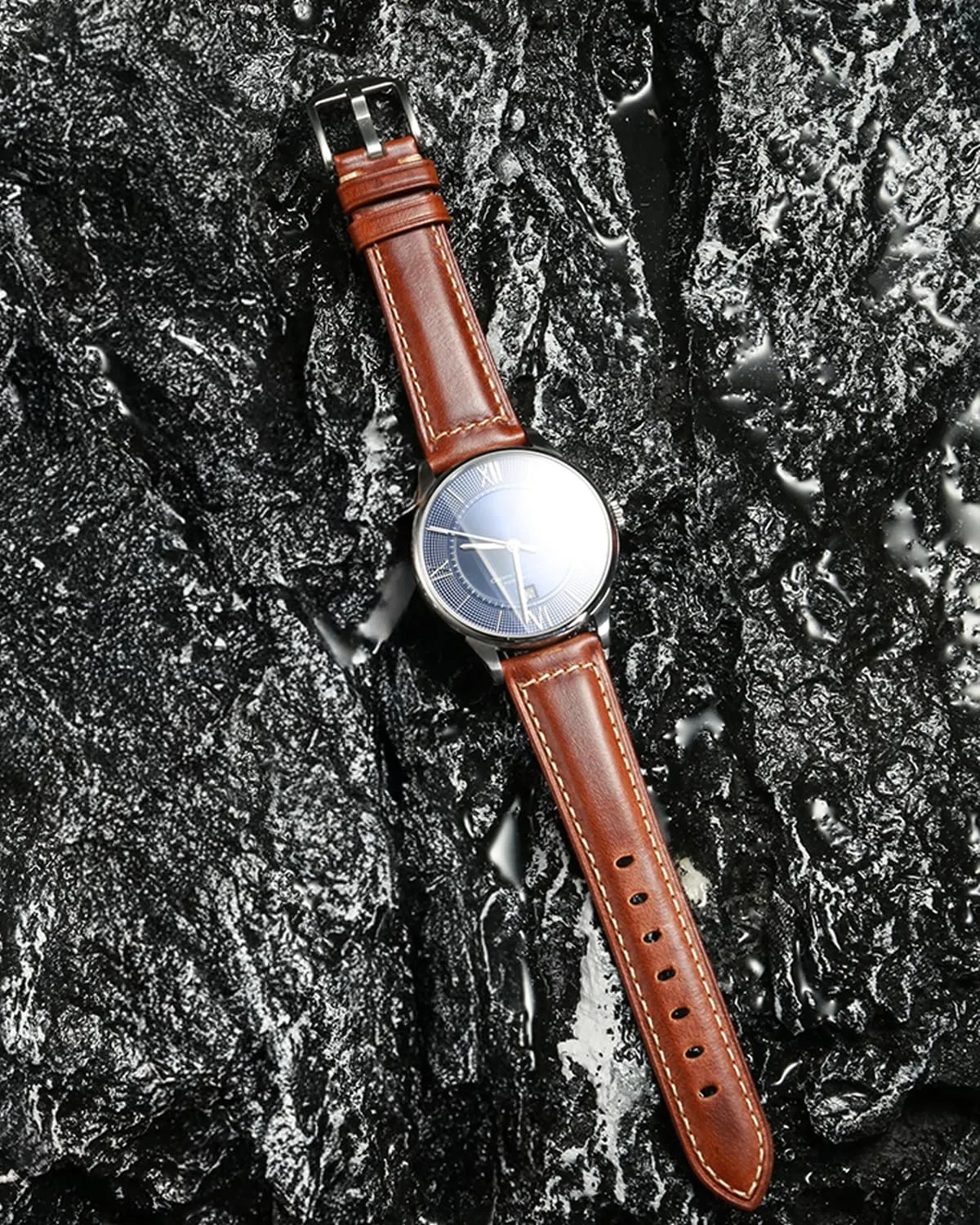 REZERO Watch Band, Vintage Oil Wax Leather Watch Straps 18mm 19mm 20mm 21mm 22mm 23mm 24mm 26mm Watch Belt for Men Women