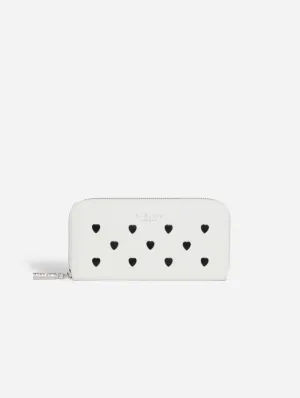 Robin Vegan Leather Wallet | White