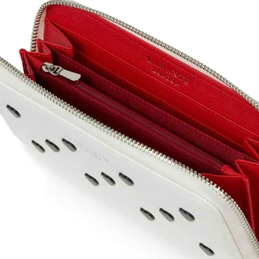 Robin Vegan Leather Wallet | White