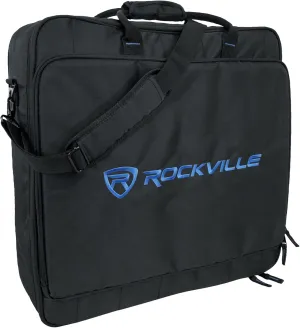 Rockville MB2020 DJ Gear Mixer Gig Bag Case 20.5" x 20.5" x 6",Black
