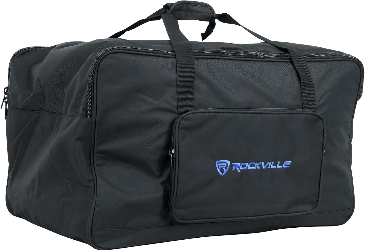Rockville TB12 v2 Padded Speaker Bag for 12" DJ PA Speakers, Stand Compartment, Thick Foam Protection, Water-Resistant, Perfect for Mobile DJs and Live Events
