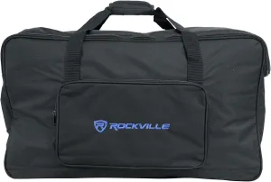 Rockville TB12 v2 Padded Speaker Bag for 12" DJ PA Speakers, Stand Compartment, Thick Foam Protection, Water-Resistant, Perfect for Mobile DJs and Live Events