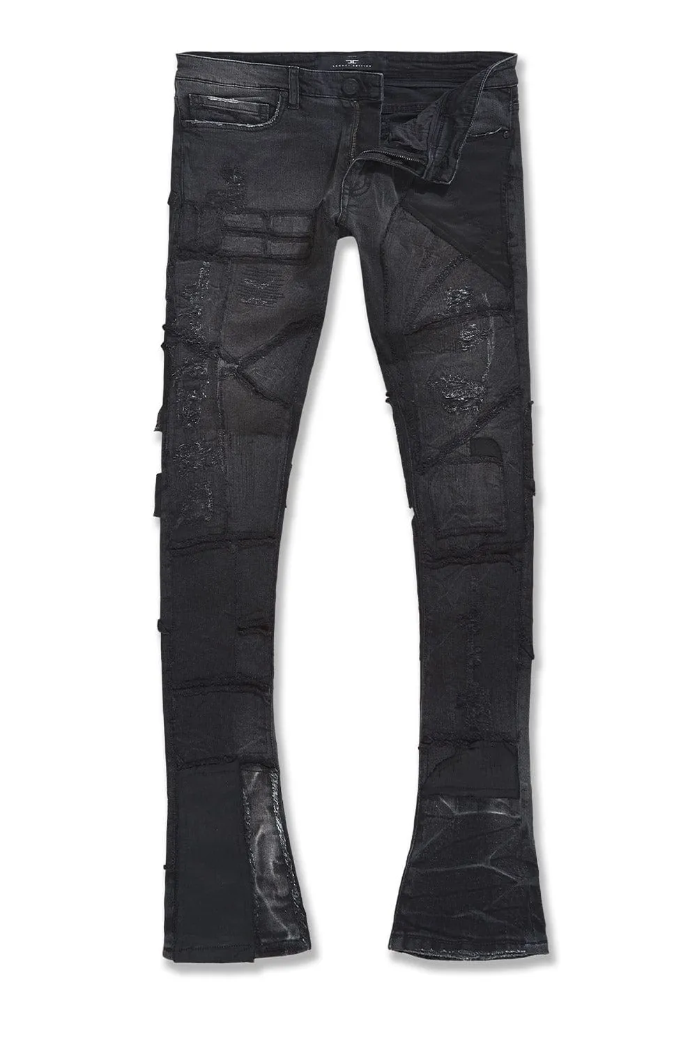 Ross Stacked - Lawless Denim -  Black Shadow - JRF1114