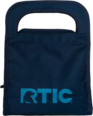 RTIC Ice Lunch Bag, Freezable for Women and Men, Reusable Durable Fabric, Cooler Lunch Bags for On The Go Meals, Commuters