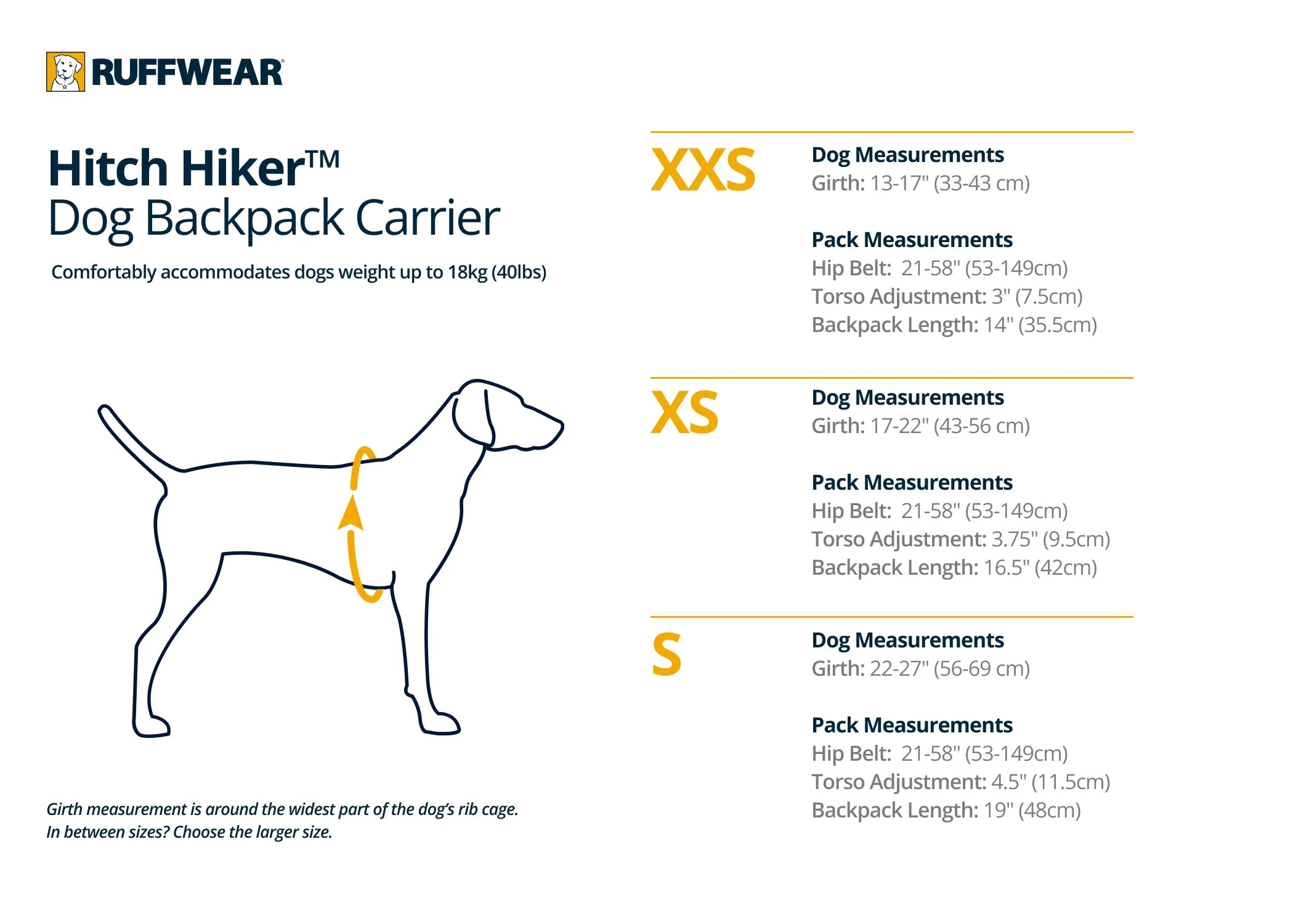 Ruffwear Hitch Hiker™ Dog Backpack Carrier