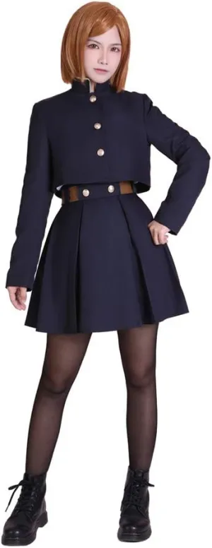 Rulercosplay Anime Costume with Waist Bag Academy Skirt Cosplay Costume