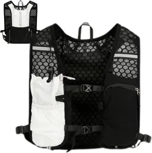 Running Vest,Running Bag for Phone - Reflective, Adjustable, Sports Gear for Gym Training Jogging Hiking Walking Night Cycling