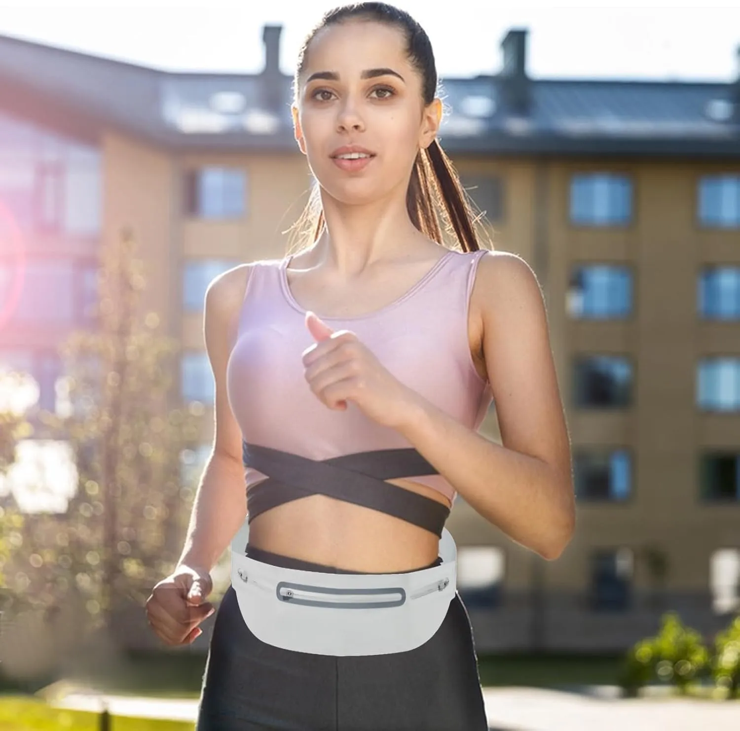 Running Waist Bag - Waterproof Phone Bag In Sports | Sports Belt For Hiking Camping Cycling Travel Dog Walking Waterproof Sports Accessory Belt B, Gray, Consulte la descripción, See description