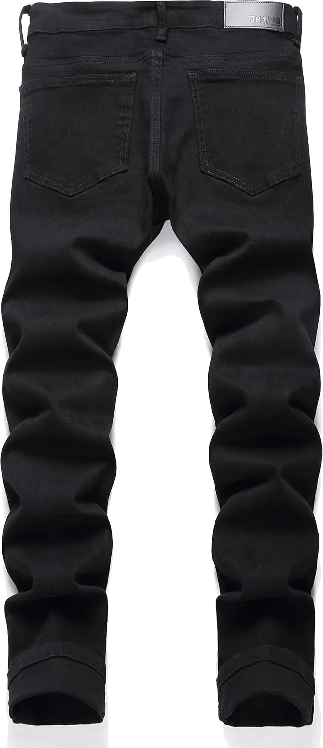 RXXKKK Men's Regular Slim Fit Jeans