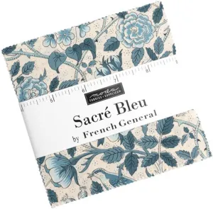 Sacre Bleu Charm Pack by French General; 42 5-inch Precut Fabric Quilt Squares