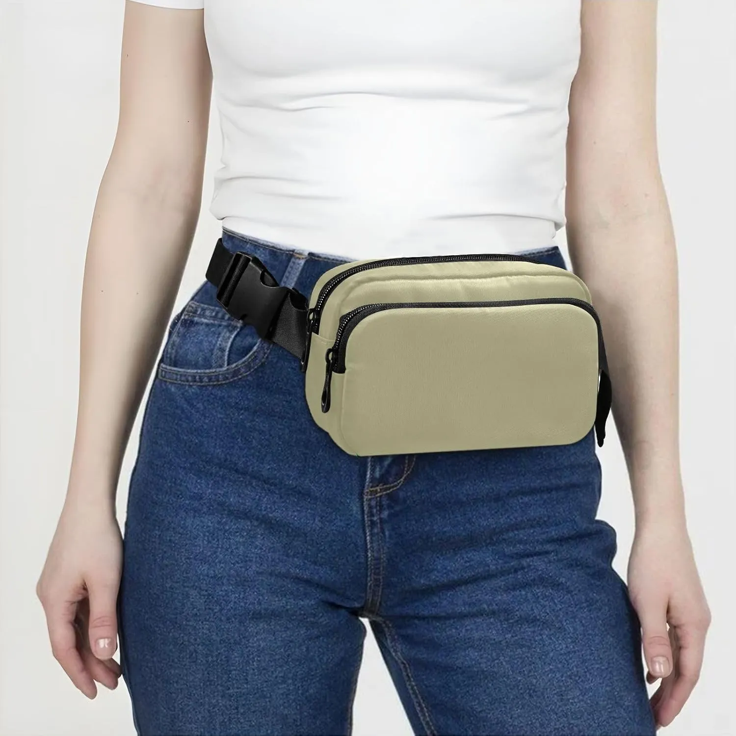 Sage Large Fanny Packs for Women for Workout/Running/Hiking, 8 x 5.3 x 2.3 Inches