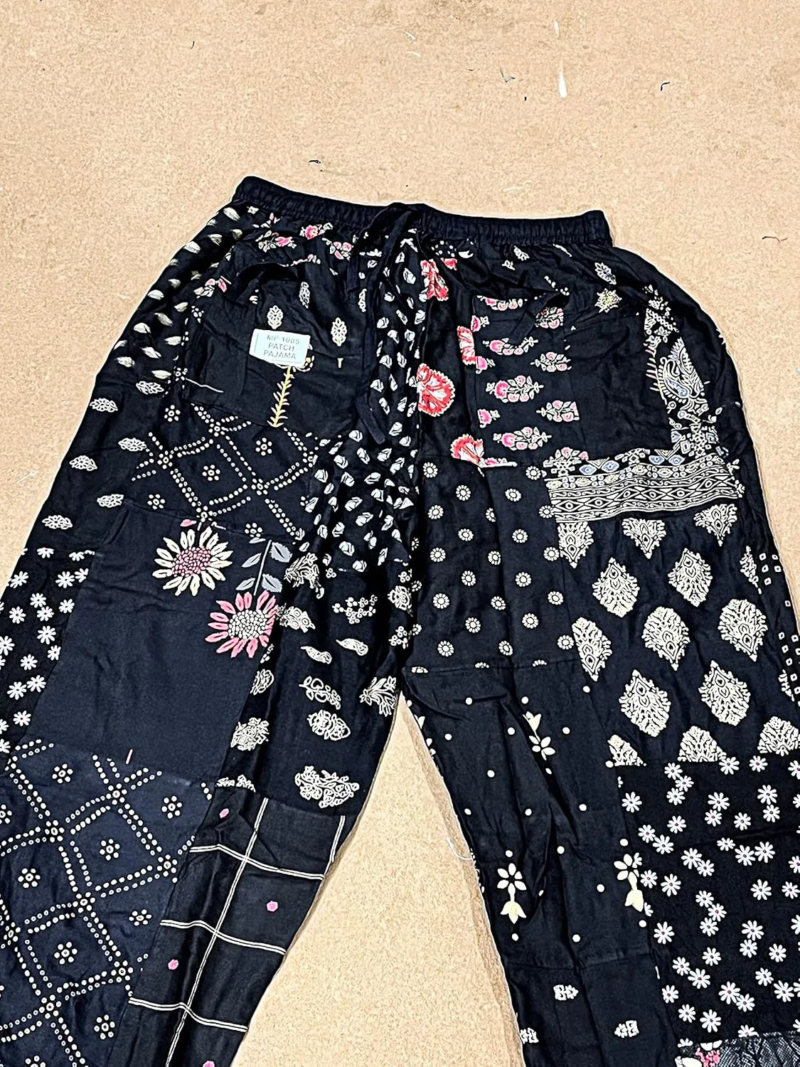 SAHIBA Handicraft India® Harem Pants for Women Patchwork Yoga Boho Palazzo Maternity PJ Clothing