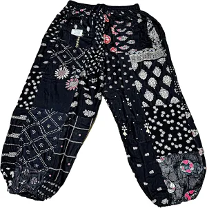 SAHIBA Handicraft India® Harem Pants for Women Patchwork Yoga Boho Palazzo Maternity PJ Clothing