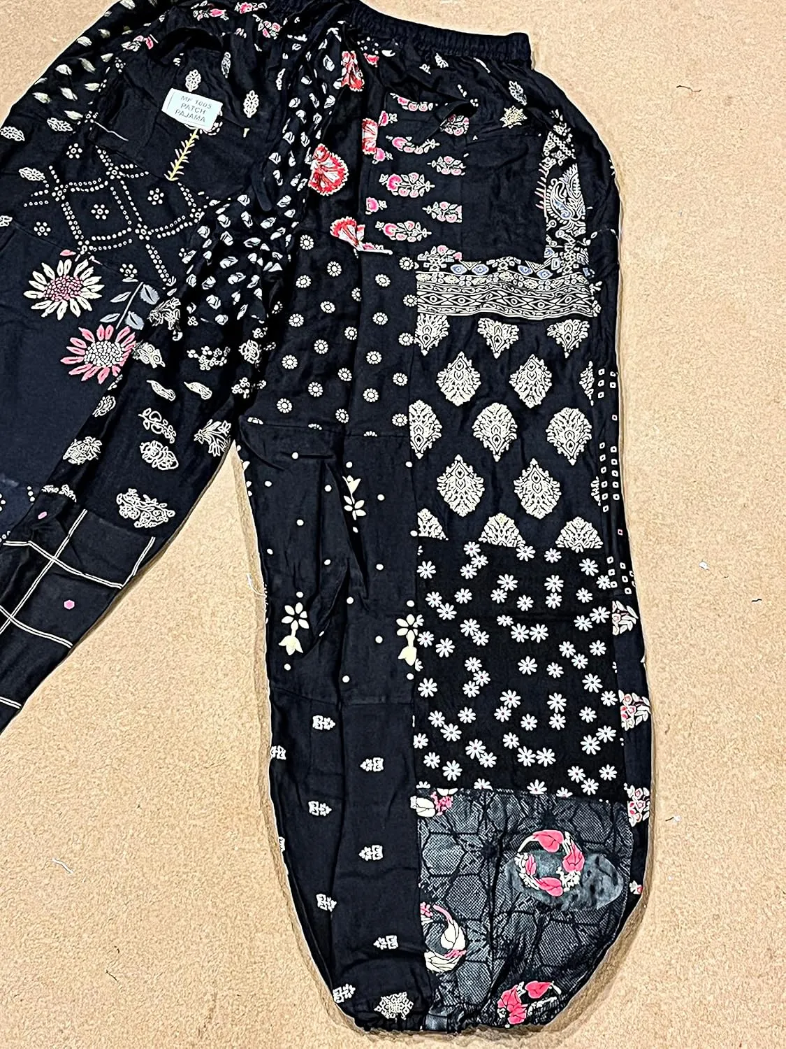 SAHIBA Handicraft India® Harem Pants for Women Patchwork Yoga Boho Palazzo Maternity PJ Clothing