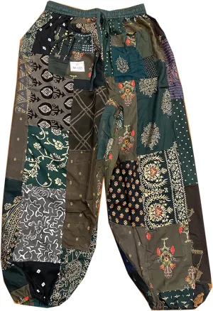 SAHIBA Handicraft India® Harem Pants for Women Patchwork Yoga Boho Palazzo Maternity PJ Clothing