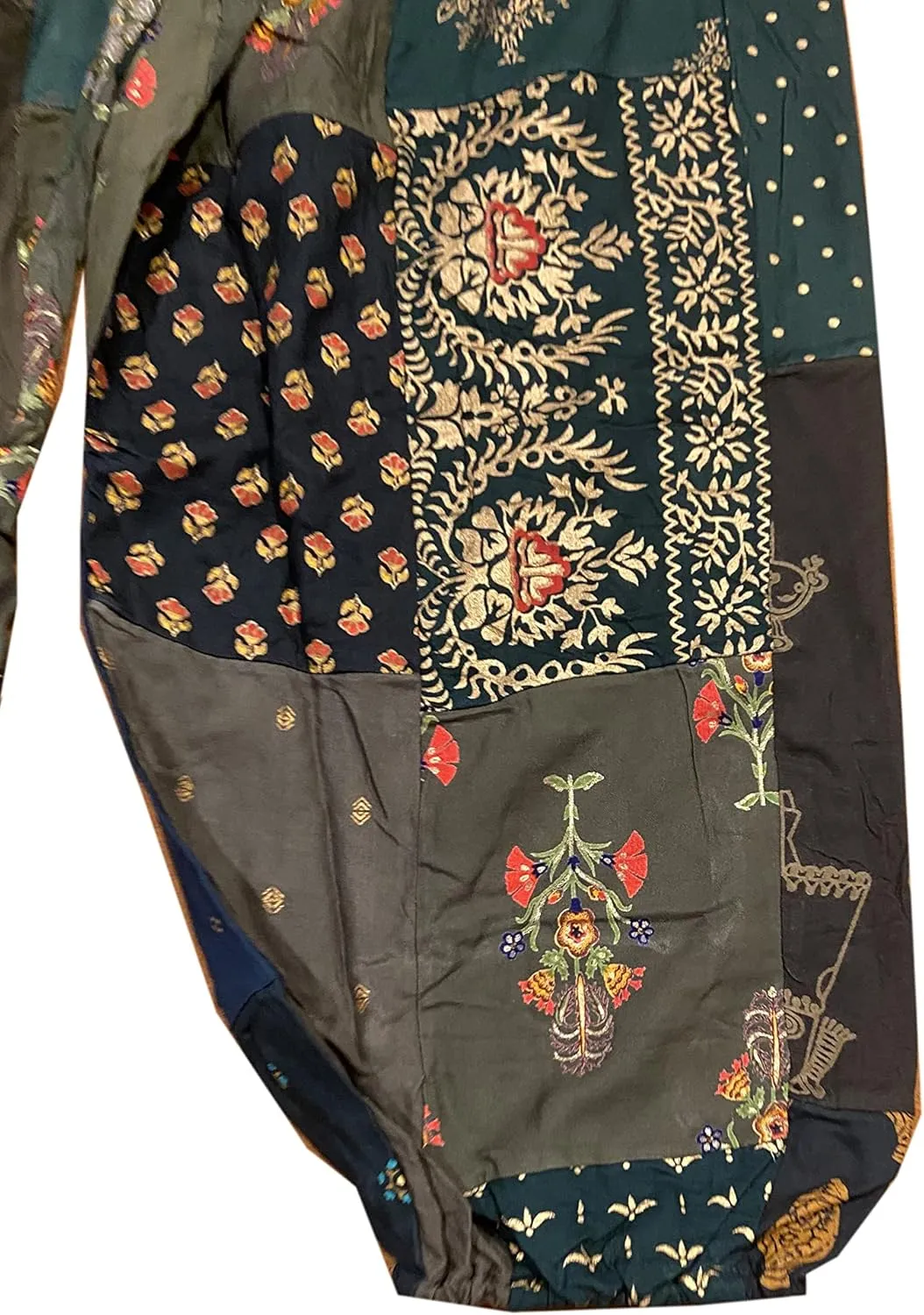SAHIBA Handicraft India® Harem Pants for Women Patchwork Yoga Boho Palazzo Maternity PJ Clothing
