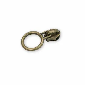 Sallie Tomato Zipper Pulls Circle Antique Brass