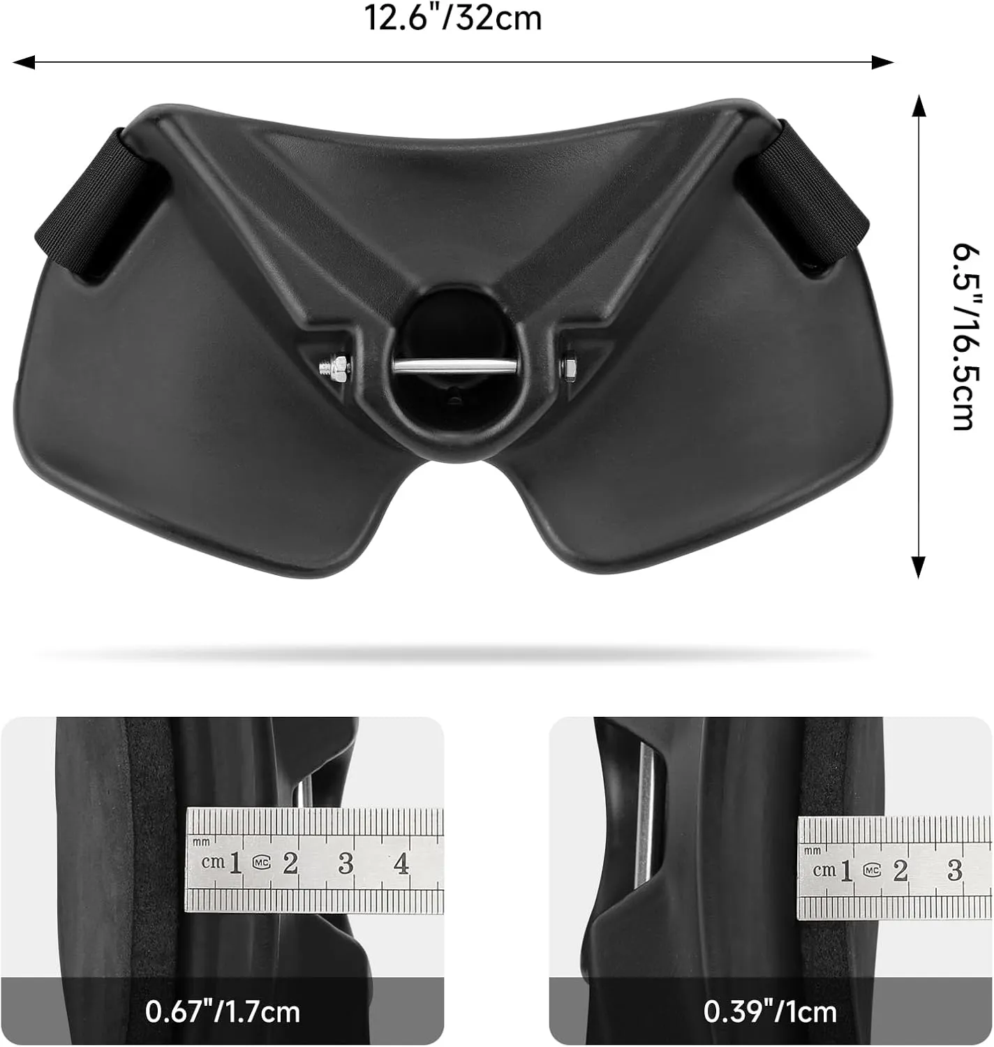 SAN LIKE Fishing Belt Rod Holder Adjustable Fishing Fighting Waist Belt with EVA Padded Great Plastic Material Fighting Belt
