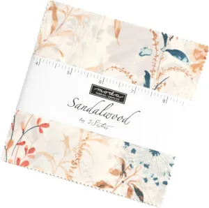 Sandalwood Charm Pack by 3 Sisters; 42-5-inch Precut Fabric Quilt Squares