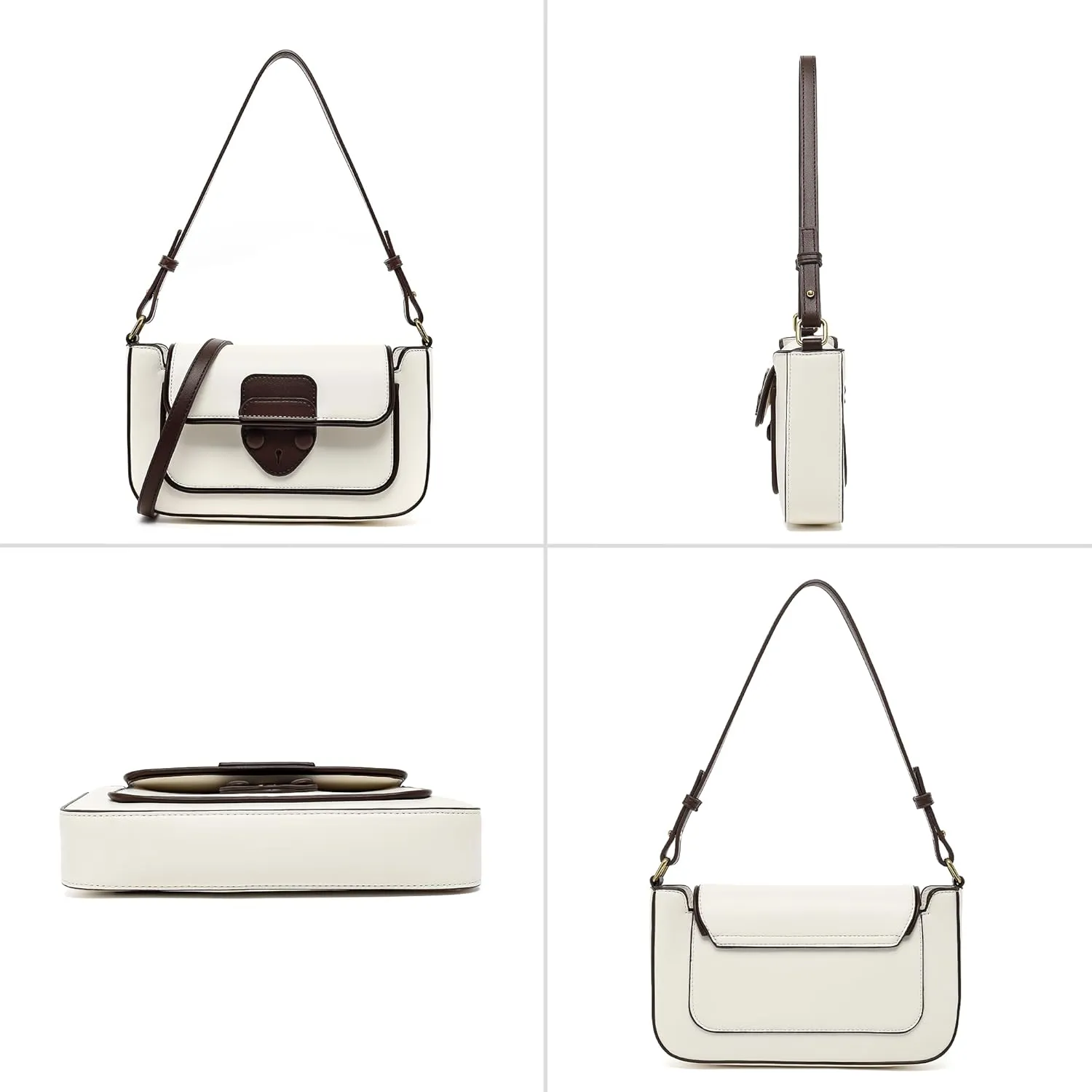 Scarleton Crossbody Bags for Women, Purses for Women, Lightweight Shoulder Bag Purse, Crossbody Bag with 2 Straps, H2087