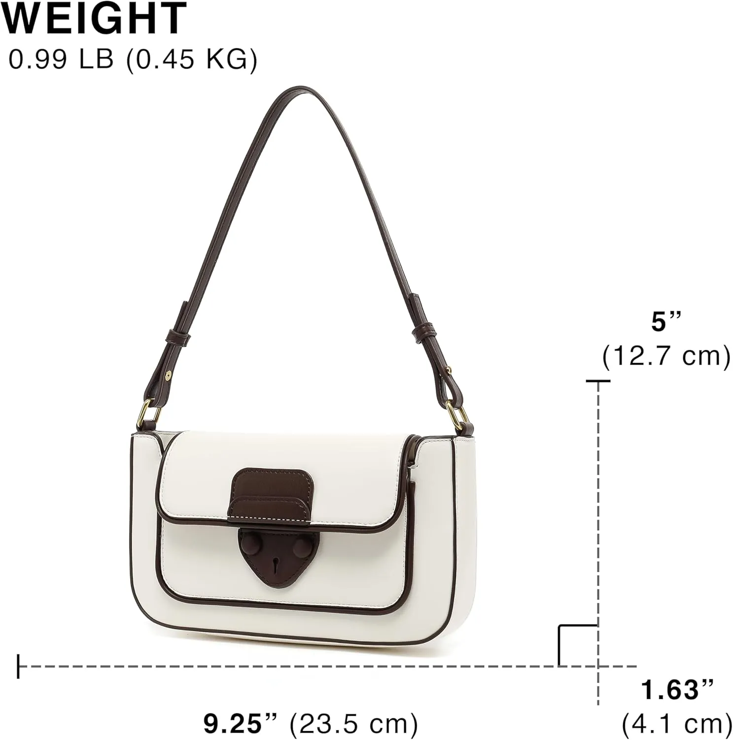 Scarleton Crossbody Bags for Women, Purses for Women, Lightweight Shoulder Bag Purse, Crossbody Bag with 2 Straps, H2087