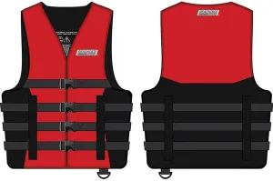 SEACHOICE Ski Vest - 4 Belt (Color: Red, Size: 2XL/3XL)