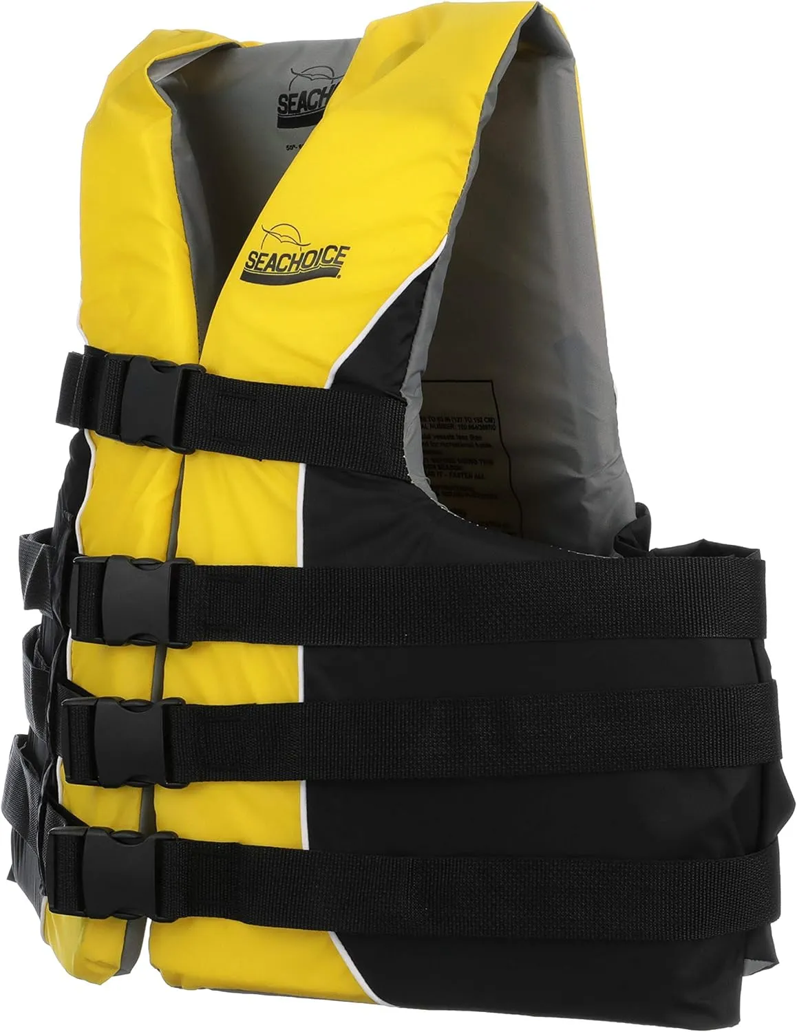 Seachoice Type III Life Jacket - USCG-Approved Adjustable Boat Vest