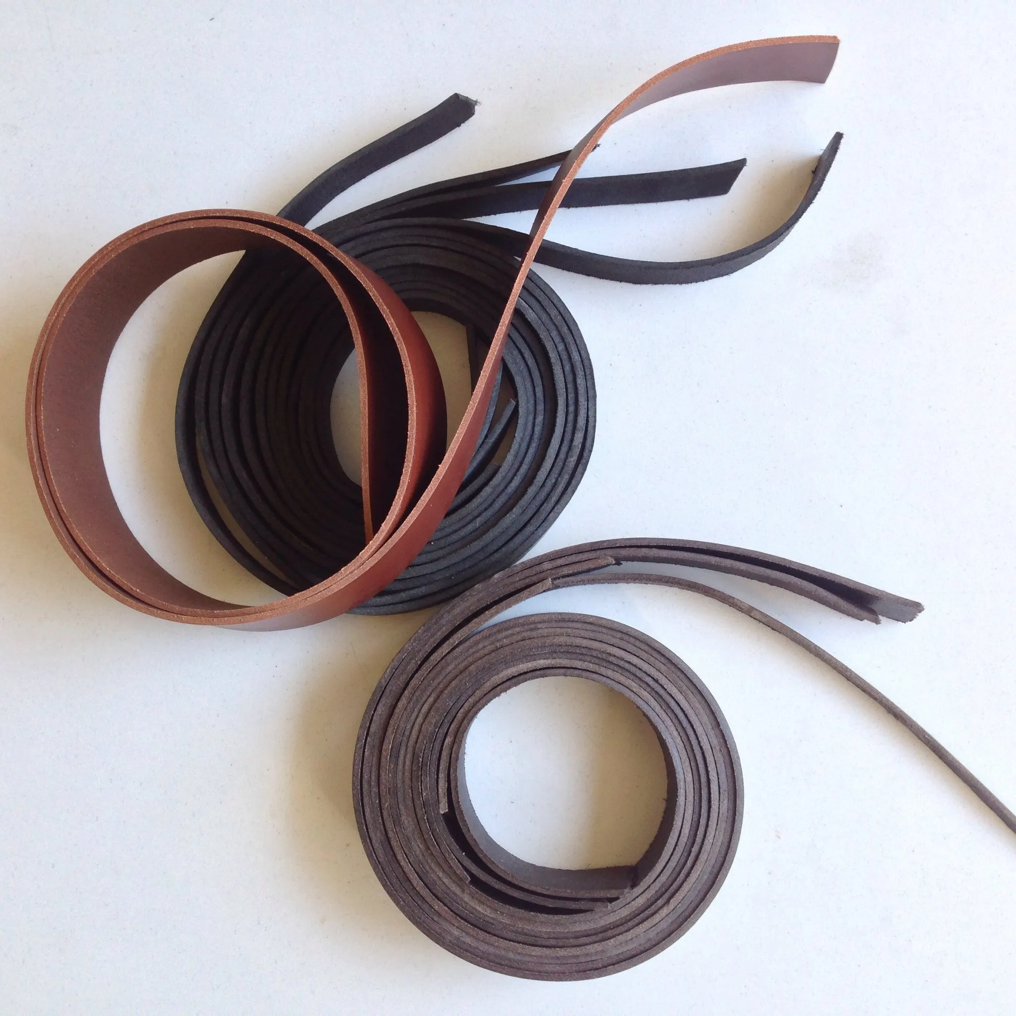 Seconds - Coloured Leather Belt Blanks