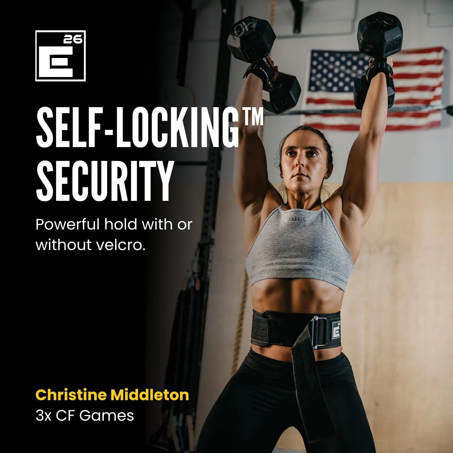 Self-Locking Weight Lifting Belt - Premium Weightlifting Belt for Serious Functional Fitness, Weight Lifting, and Olympic Lifting Athletes - Lifting Support for Men and Women - Deadlift Training Belt