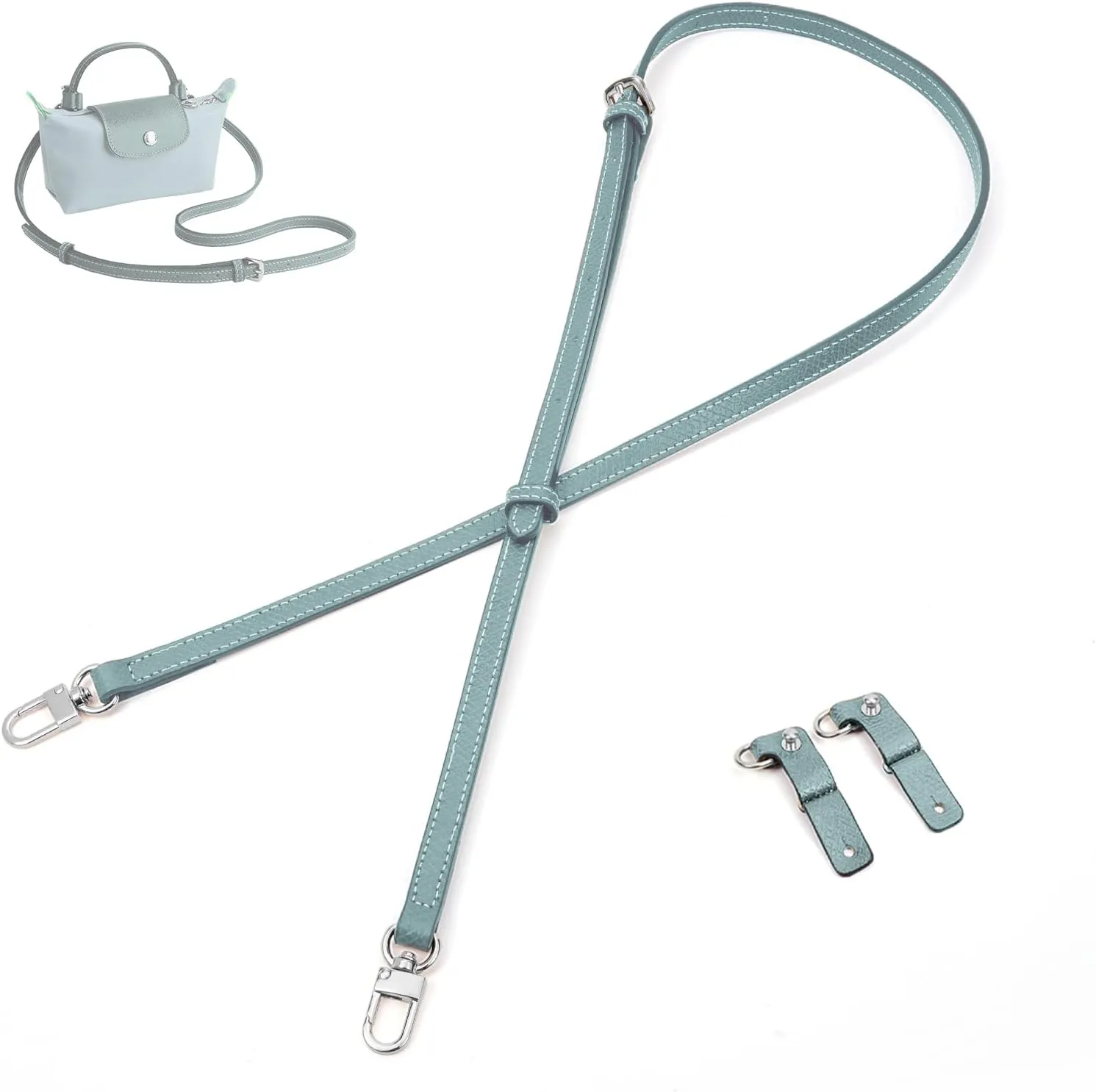 SENTEN Purse Straps Replacement for Longchamp Bag Women