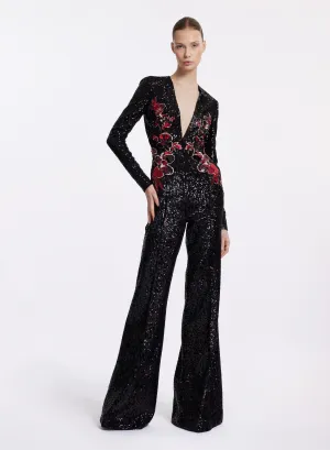Sequin Embellished Jumpsuit