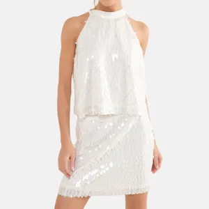 Sequin Skirt Set