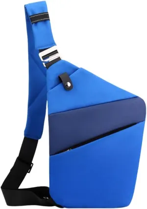 Shoulder Purse Chest Bag Travel Crossbody Bag With Quick Access Valuables Compartment For Men And Women