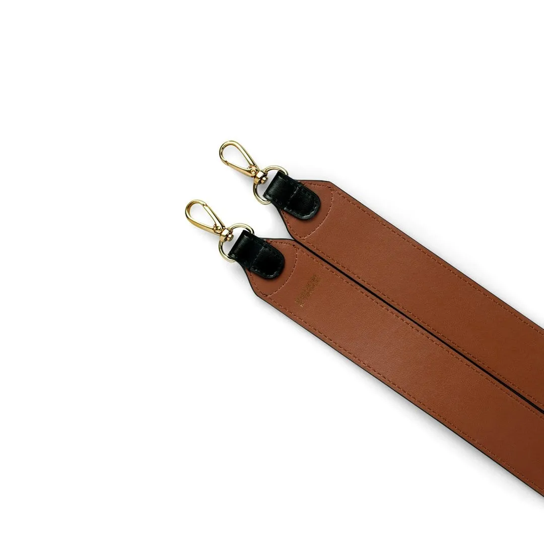 Shoulder Strap - Black/Tan
