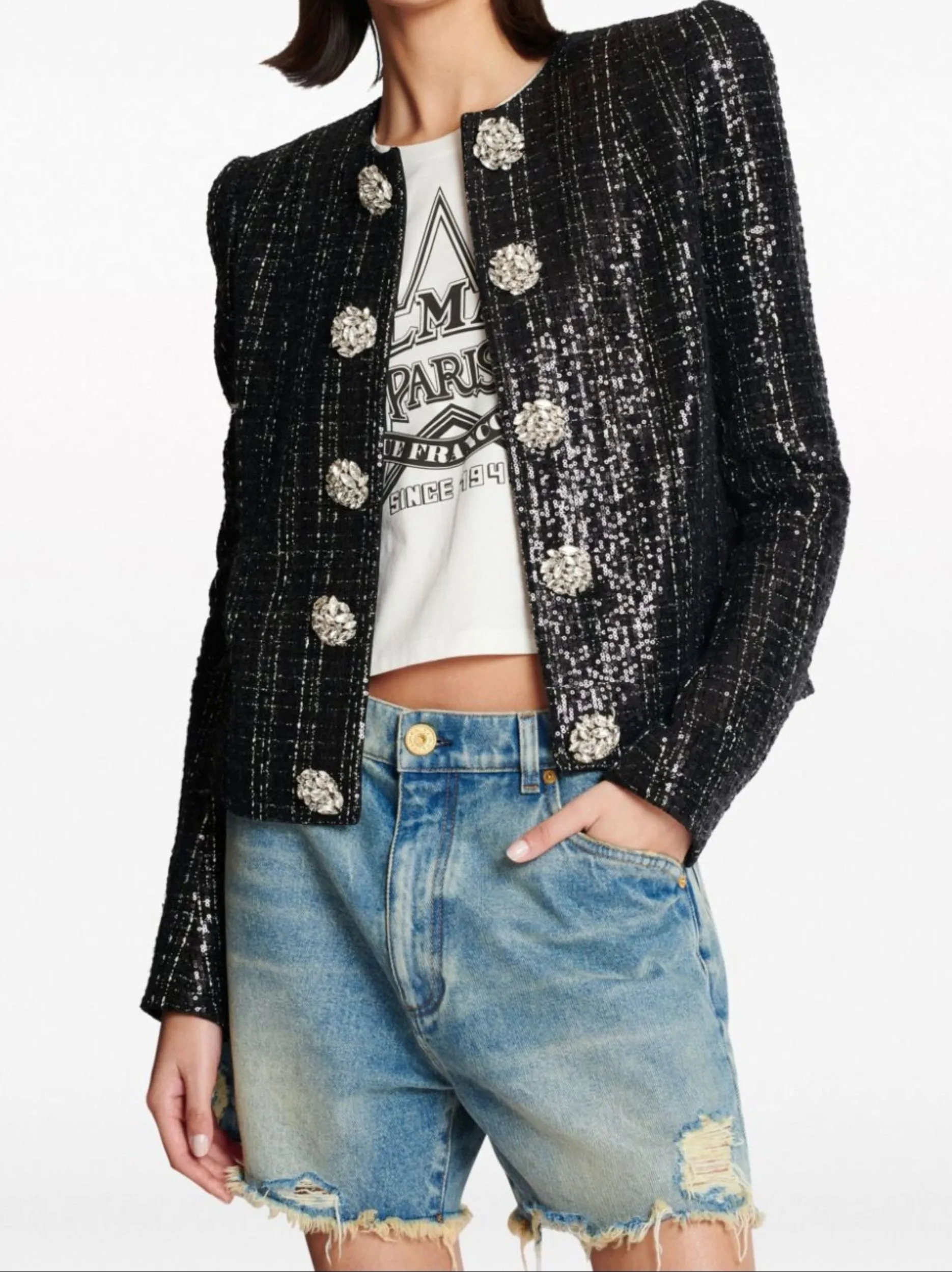 Simone Sequin Jacket