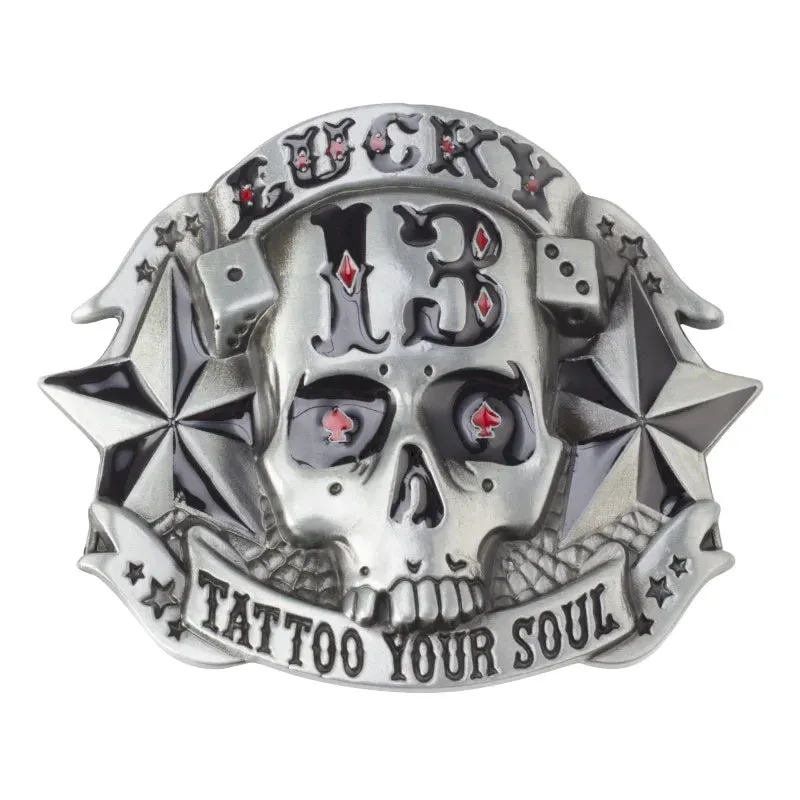 Skull Head Metal Belt Buckle Punk Rock Style