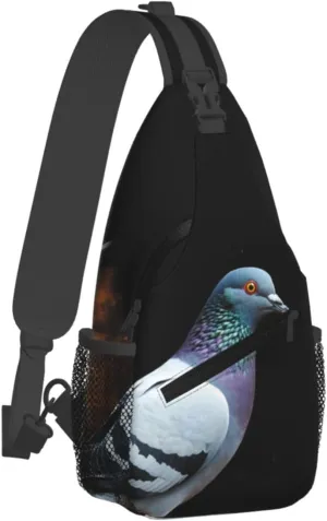 Sling Backpack Crossbody Sling Bag Pigeon Chest Bag Daypack Fanny Pack Cross Body Bag for Outdoors Hiking
