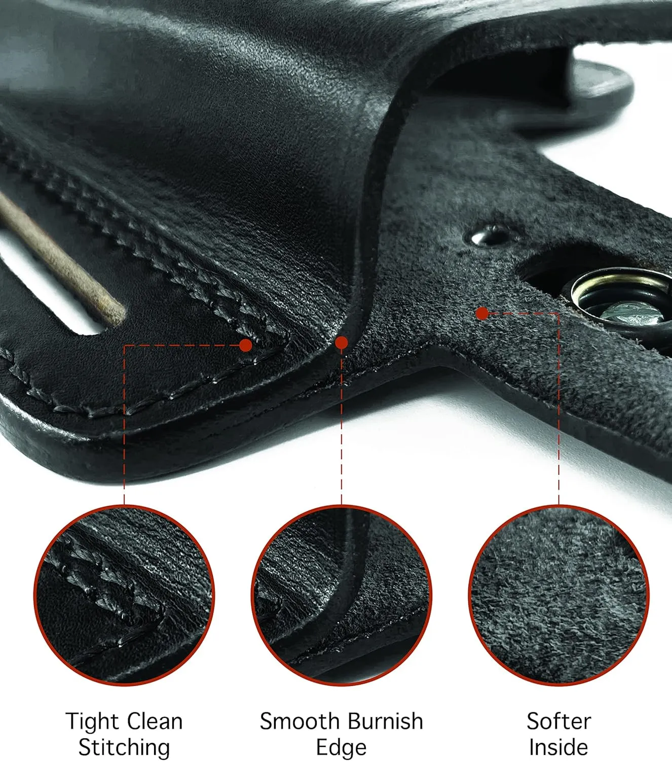 Slot Pancake Leather Holster Thumb Break Fits Beretta 92 92F 96 B803 Taurus 92&99 Handmade!