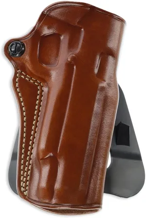 SM2-226 Speed Master 2.0 Paddle/Belt Leather Holster Compatible with Glock 19 Gen 1-5, Right Hand