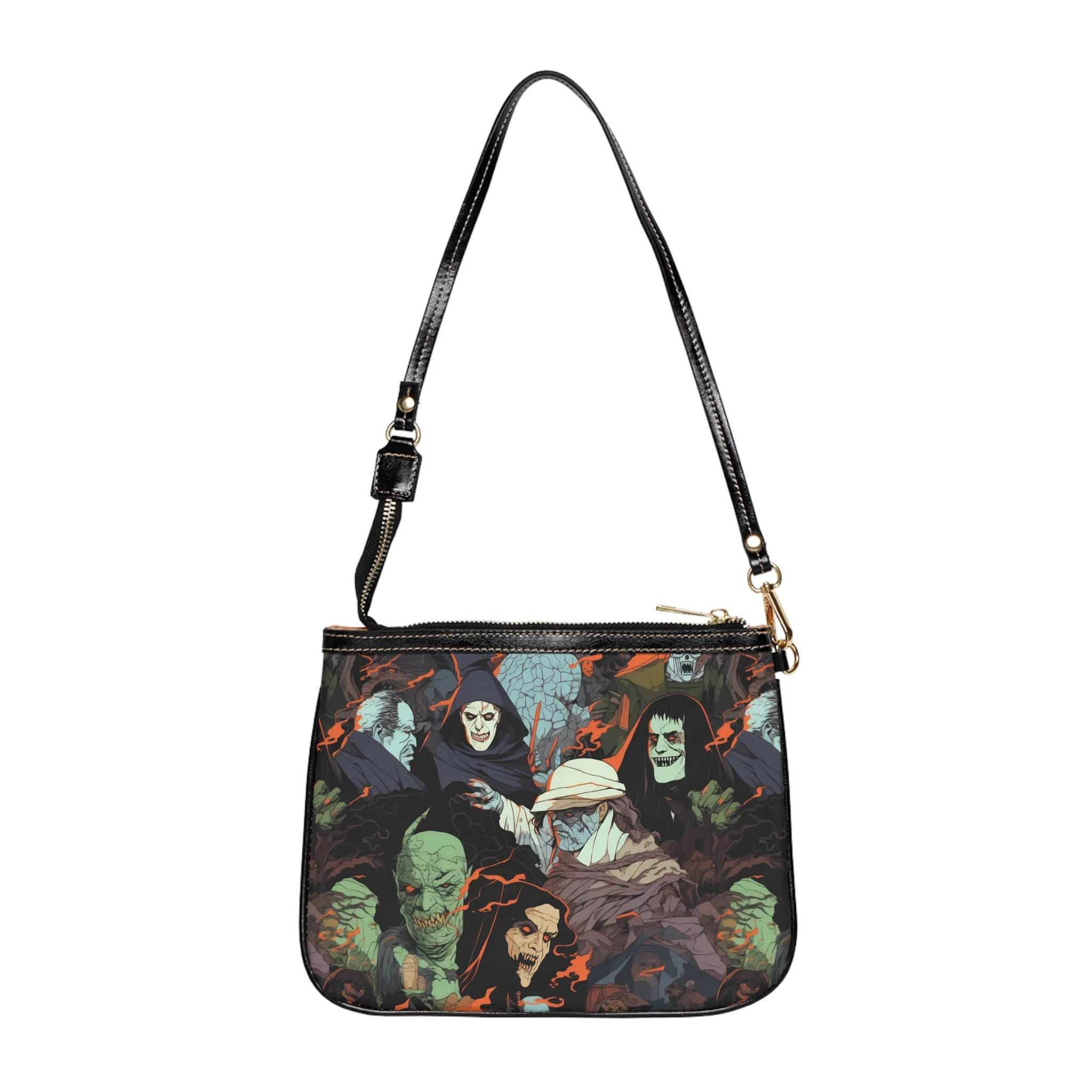 Small Shoulder Bag - Spooky Monsters Anime Alpha