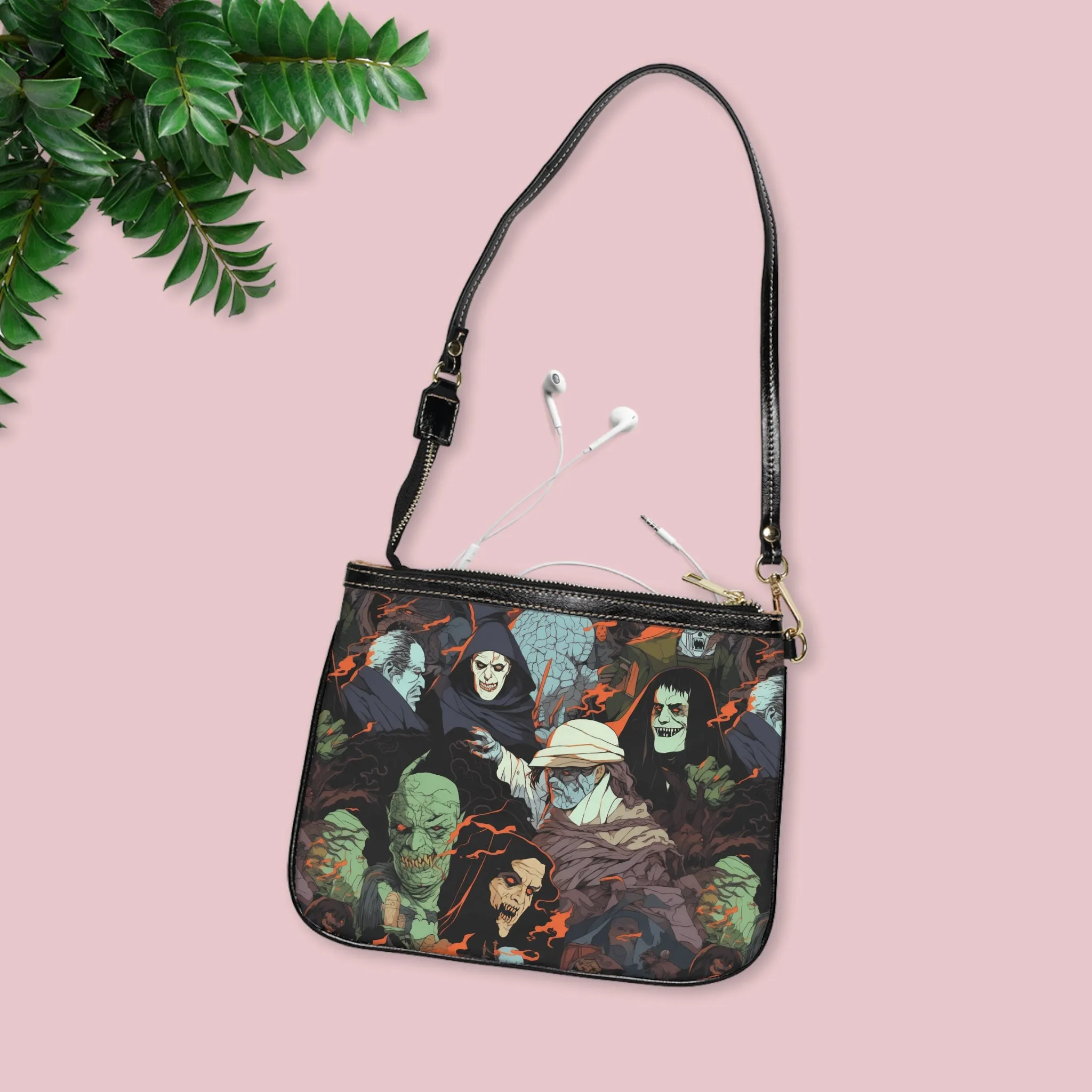 Small Shoulder Bag - Spooky Monsters Anime Alpha