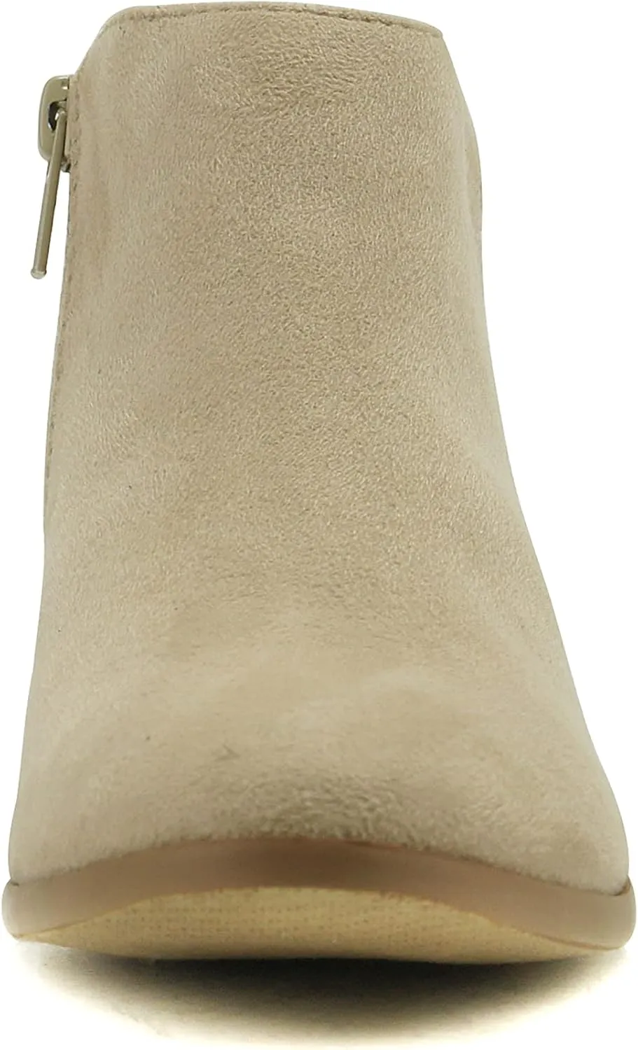 Soda Mug - Western Inspired Bootie w/Zipper and Chucky Low Stacked Heels