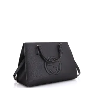 Soho Convertible Top Handle Satchel Leather Medium