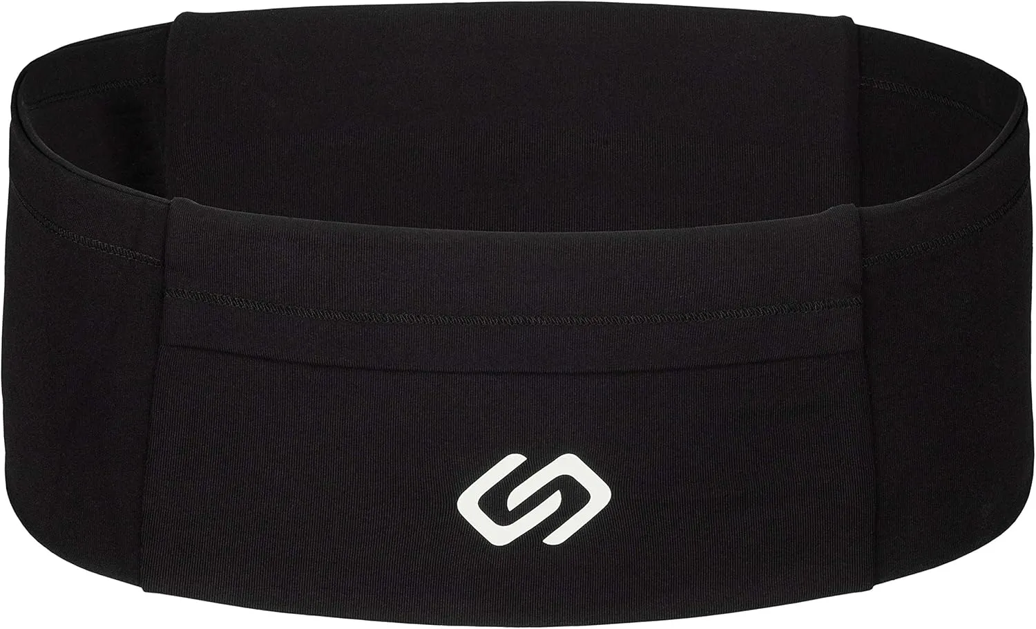 Sporteer VersaMod Running Belt, Workout Waist Pack, Travel Money and Passport Belt for Smartphones and Personal Items (X-Small, Black)