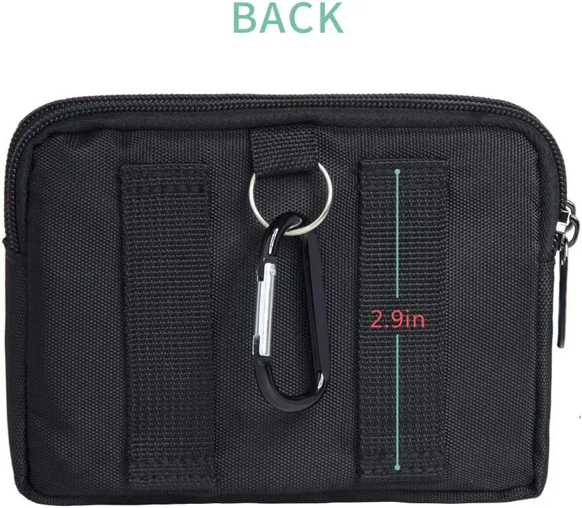 Sports Fanny Pack for Men Women, Outdoor Waist Pack Bag with 6 Zipper Pockets, Super Capacity Bum Bag with Adjustable Belt for Traveling Hiking Cycling Workout Casual