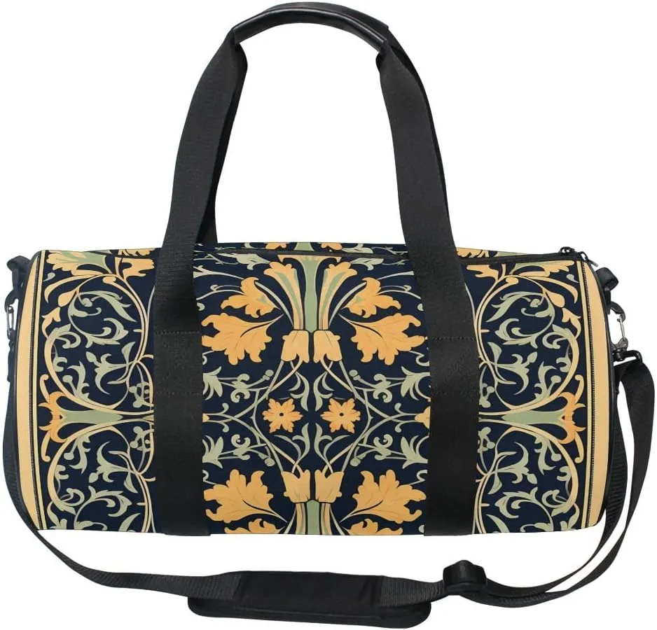 Sports Gym Bag Gym Duffle Bag Sport Bags for Men Women Arabian Arabic Pattern 3 Durable Handle Luggage Bag