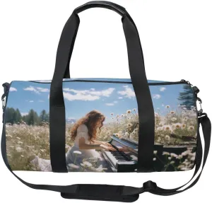 Sports Gym Bag Gym Duffle Bag Sport Bags for Men Women Pianist Field Durable Handle Luggage Bag