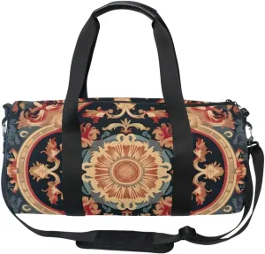 Sports Gym Bag Gym Duffle Bag Sport Bags for Men Women Turkish Iranian Pattern 1 Durable Handle Luggage Bag