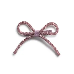 Sprinkle Pearl Bow Clip - Lilac | Dainty Pearlized Beads for Any Look | Alligator Clip at the Base | Hair Clip | Hair Accessory for Girls